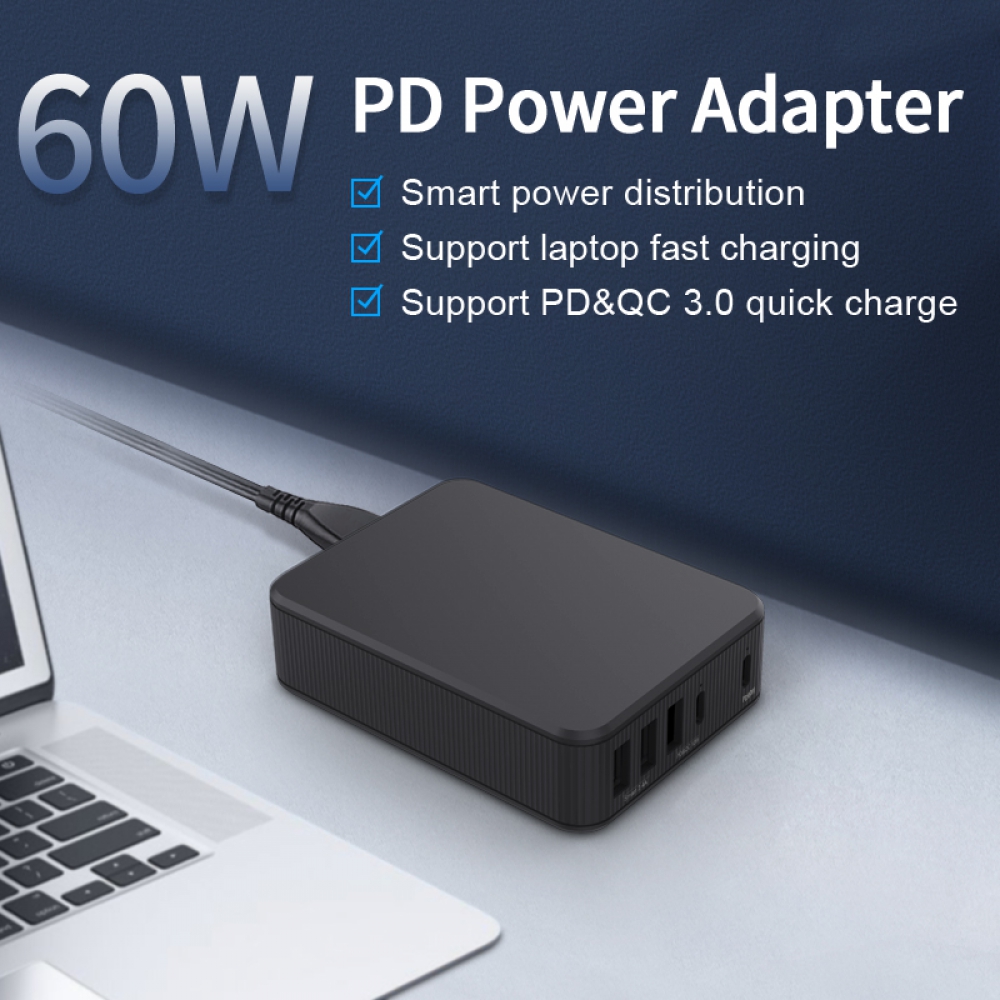 5-Ports Smart Power Adapter