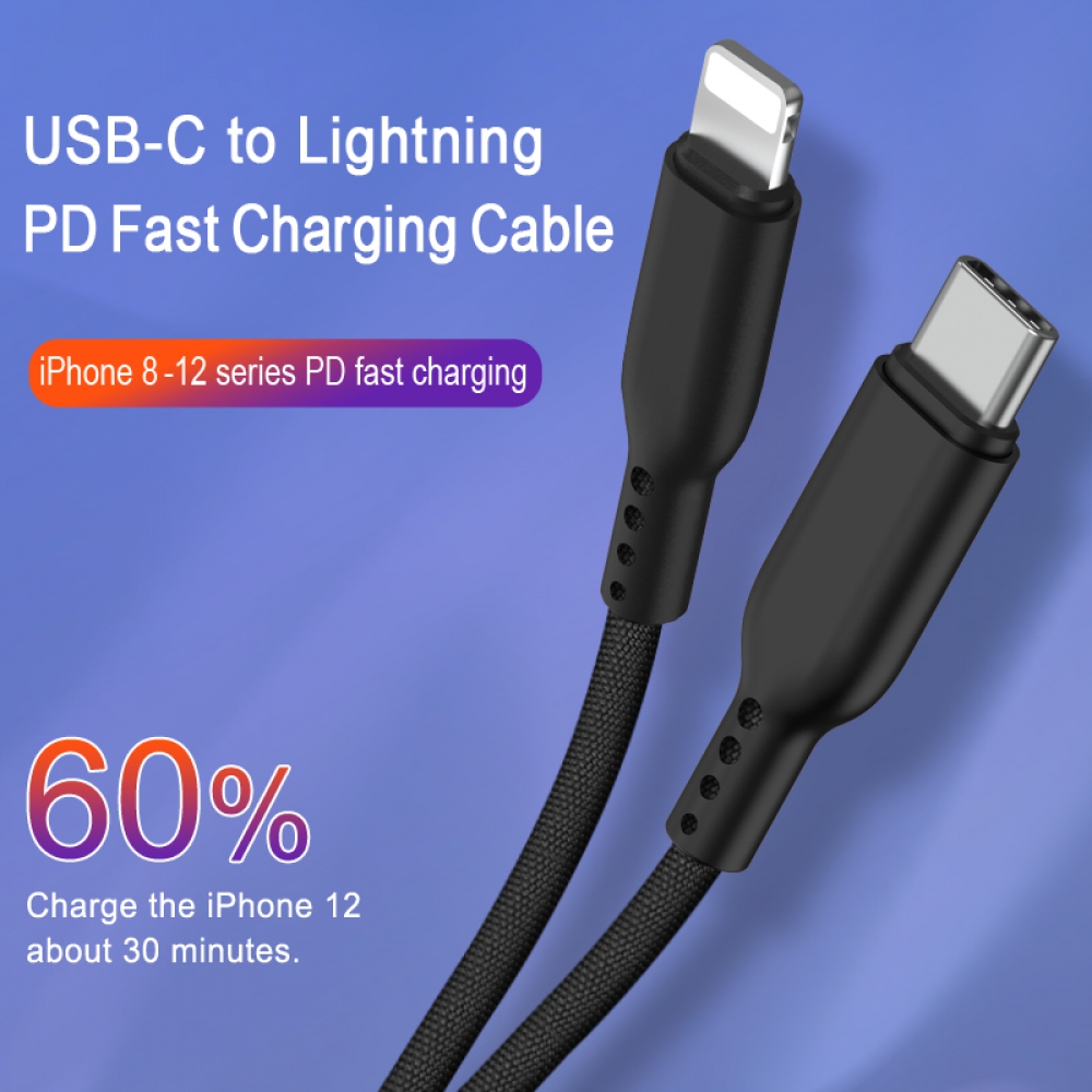 USB-C to Lightning  PD Fast charging Cable