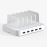 5 USB port multi-function charging station