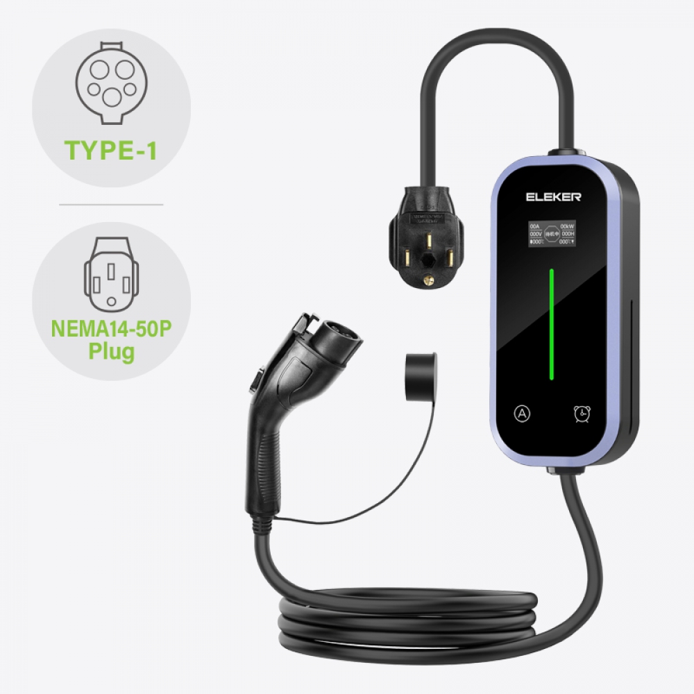 32A/7kW Portable EV Charger-Type 1
