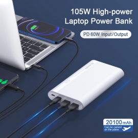 105W/20100mAh Laptop Power Bank