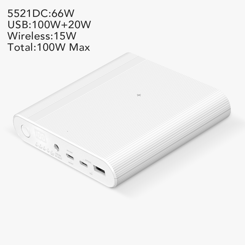 100W/20100mAh Multifunctional Fast Charging Power Bank