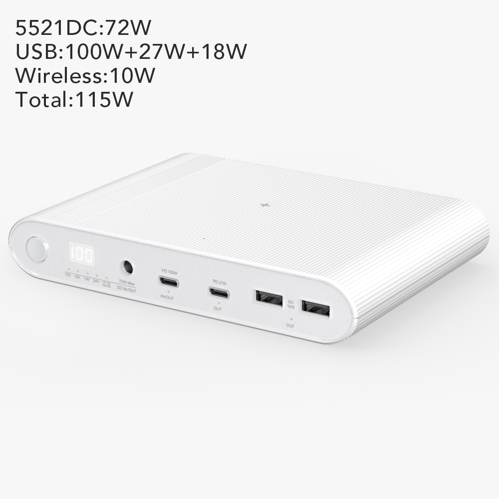 115W/26800mAh Multi-function Laptop Power Bank