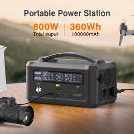 600W/360Wh Portable Power Station-EU