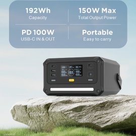 150W/192Wh Portable Power Station