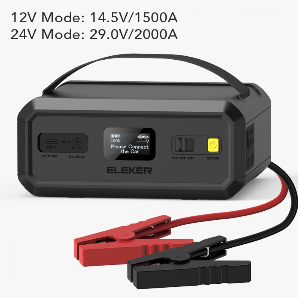 Super Capacitor Jump Starter 12/24V