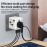 2AC+4USB Universal Travel Adapter With USB Charger