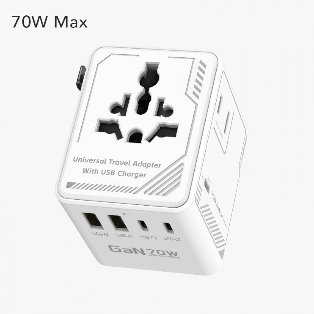 2AC+5USB Universal Travel Adapter With USB Charger