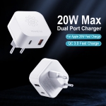 20W Dual USB Power Adapter - EU