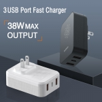 38W 3 USB Wall Charger -US	
