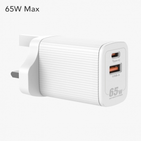   USB-C+A GaN Fast Charger 65W