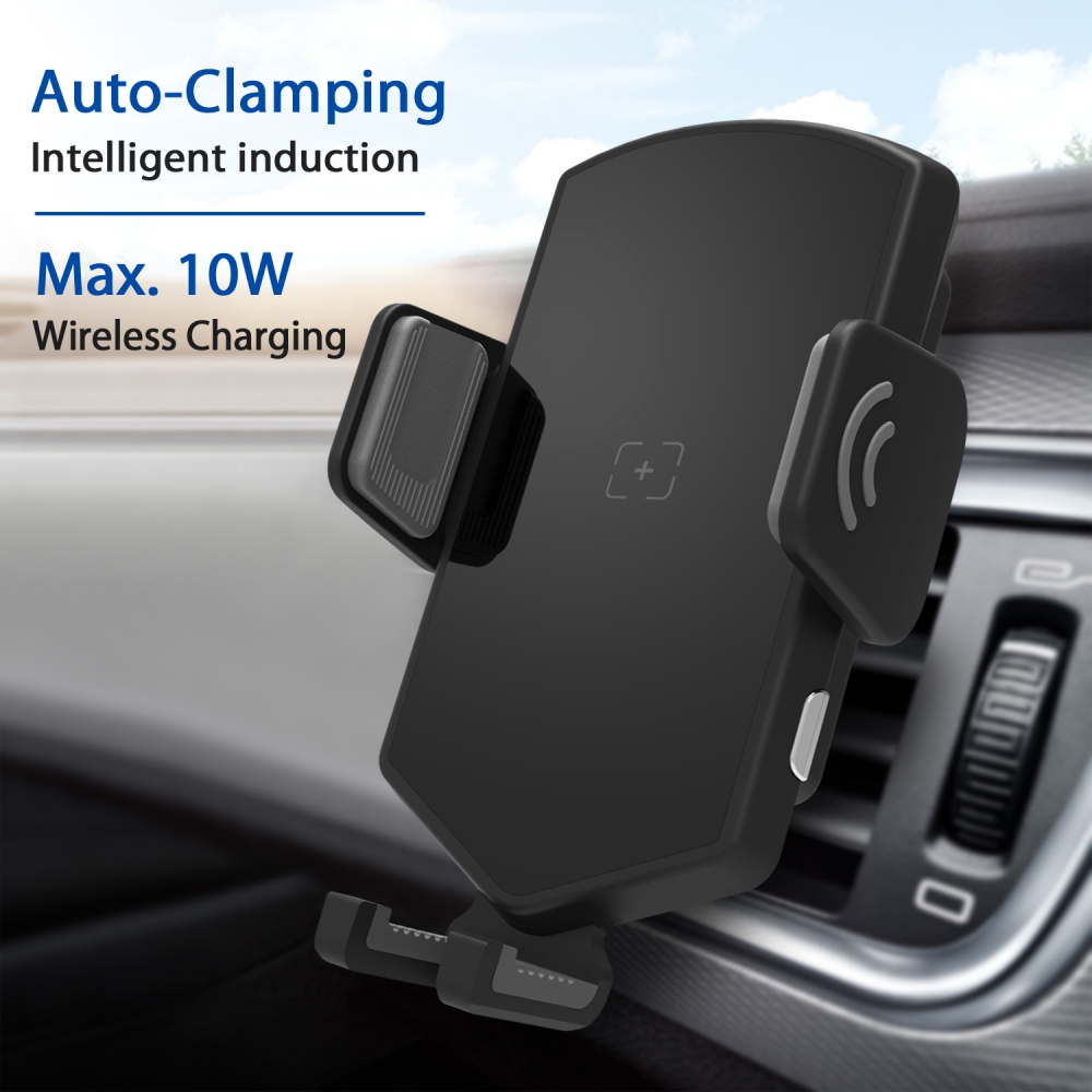 Automatic Clamping  Wireless Car Charger Mount Holder