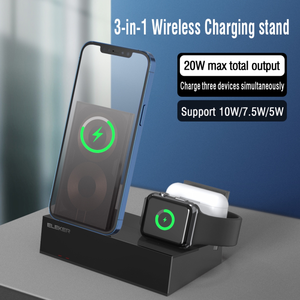 3 in 1 Wireless charging stand